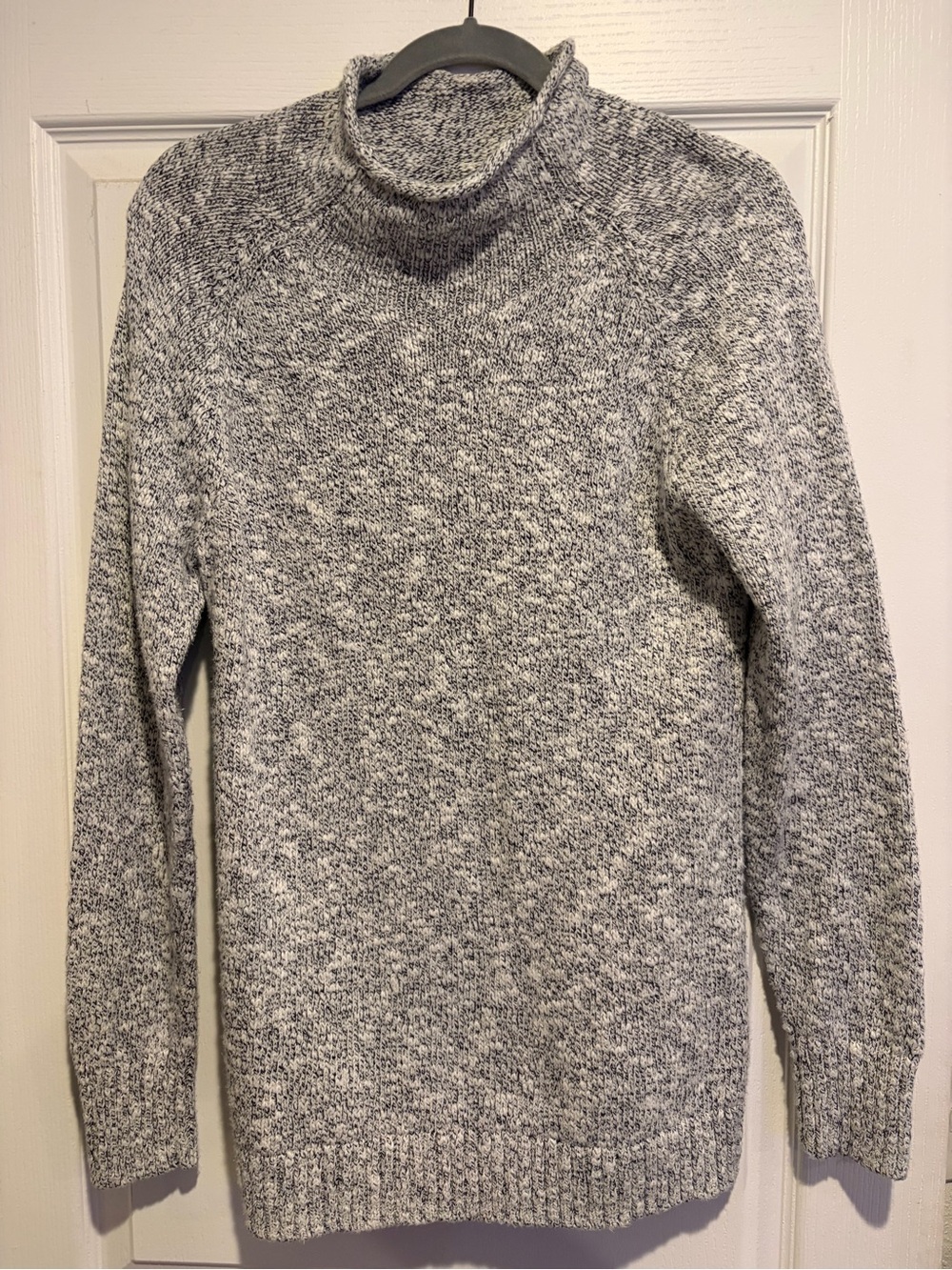 L.L. Bean Gray Marled Turtleneck Sweater